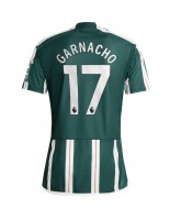 Manchester United Alejandro Garnacho #17 Vieraspaita 2023-24 Lyhythihainen